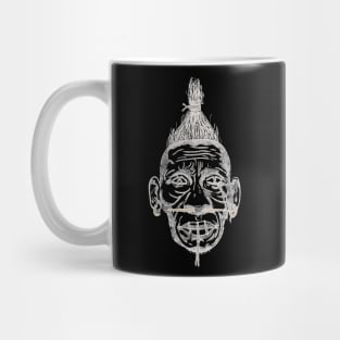 Shrunken Head Macabre Art Mug